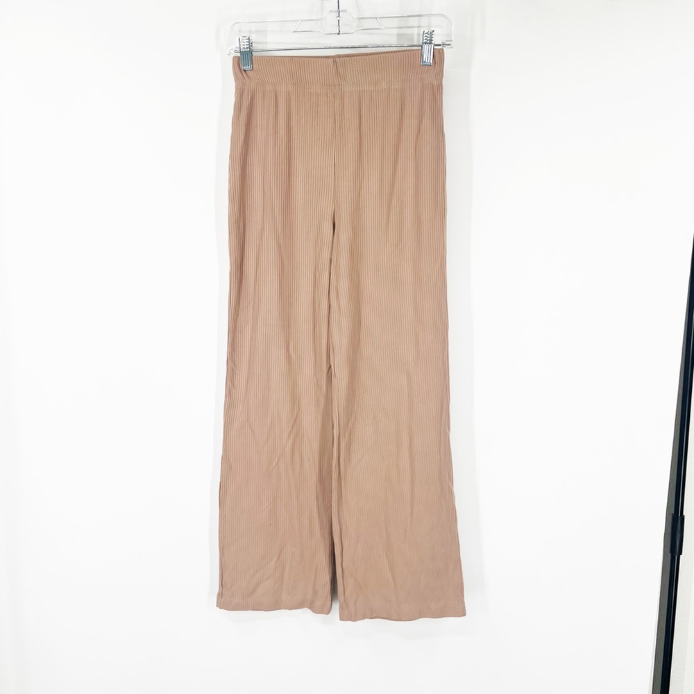Reformation Whitney Knit Lounge Pants in Buff Pull-On